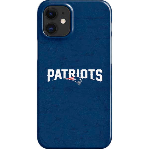 NFL New England Patriots Distressed iPhone 12 Mini Lite Case