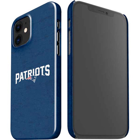 NFL New England Patriots Distressed iPhone 12 Mini Lite Case