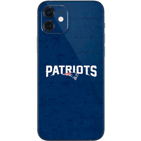 NFL New England Patriots Distressed iPhone 12 Mini Skin