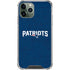 NFL New England Patriots Distressed iPhone 12 Pro Clear Case