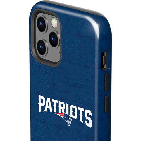NFL New England Patriots Distressed iPhone 12 Pro Impact Case