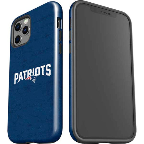 NFL New England Patriots Distressed iPhone 12 Pro Impact Case