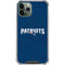 NFL New England Patriots Distressed iPhone 12 Pro Max Clear Case