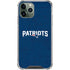 NFL New England Patriots Distressed iPhone 12 Pro Max Clear Case