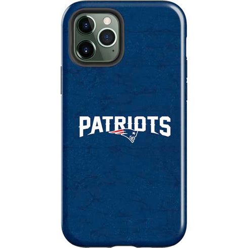NFL New England Patriots Distressed iPhone 12 Pro Max Impact Case