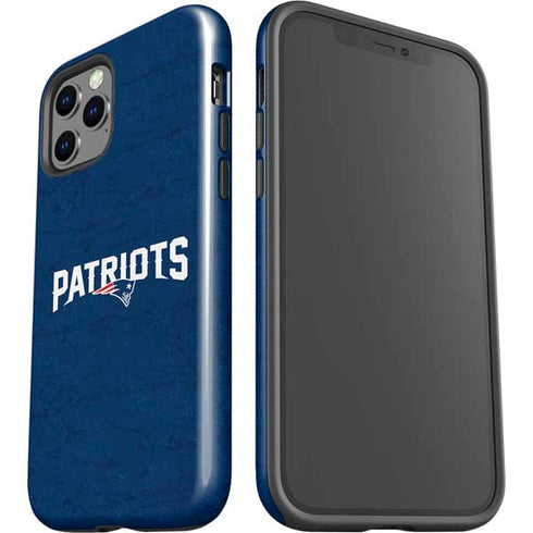 NFL New England Patriots Distressed iPhone 12 Pro Max Impact Case