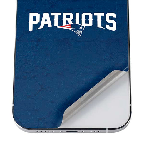 NFL New England Patriots Distressed iPhone 12 Pro Max Skin
