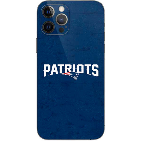 NFL New England Patriots Distressed iPhone 12 Pro Skin