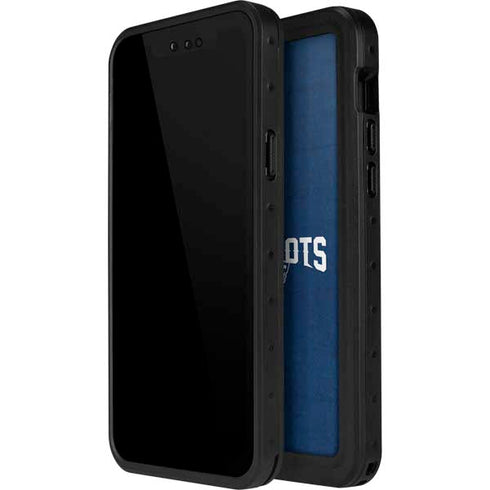 NFL New England Patriots Distressed iPhone 12 Pro Waterproof Case