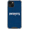 NFL New England Patriots Distressed iPhone 13 Clear Case