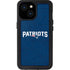 NFL New England Patriots Distressed iPhone 13 Mini Waterproof Case