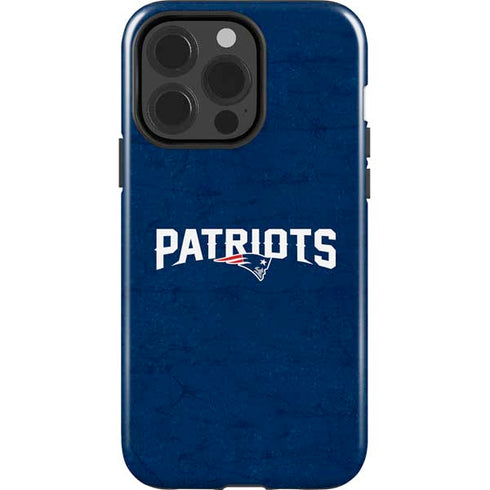 NFL New England Patriots Distressed iPhone 13 Pro Impact Case