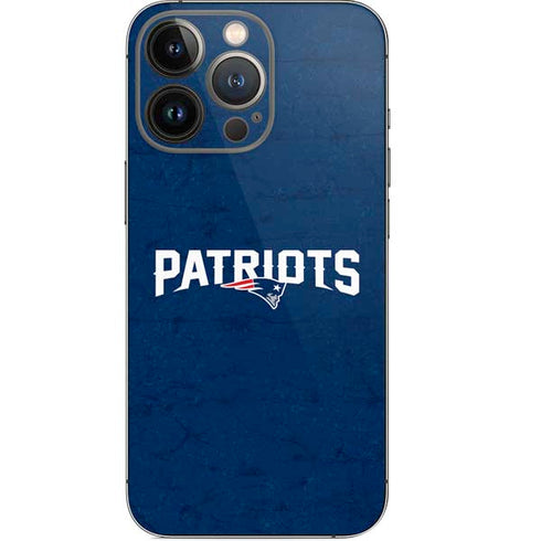 NFL New England Patriots Distressed iPhone 13 Pro Skin