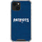 NFL New England Patriots Distressed iPhone 14 Clear Case