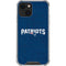 NFL New England Patriots Distressed iPhone 14 Plus Clear Case
