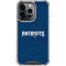NFL New England Patriots Distressed iPhone 15 Pro Clear Case