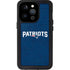 NFL New England Patriots Distressed iPhone 14 Pro Waterproof Case