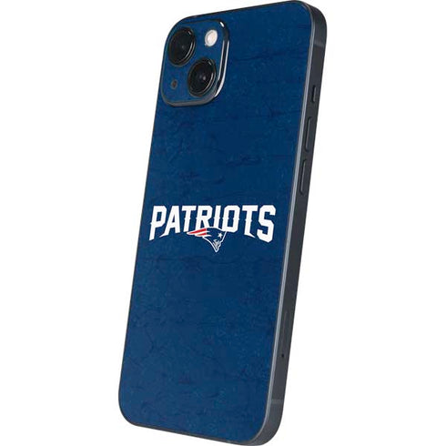 NFL New England Patriots Distressed iPhone 14 Skin