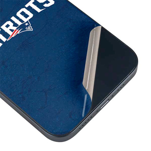NFL New England Patriots Distressed iPhone 14 Skin
