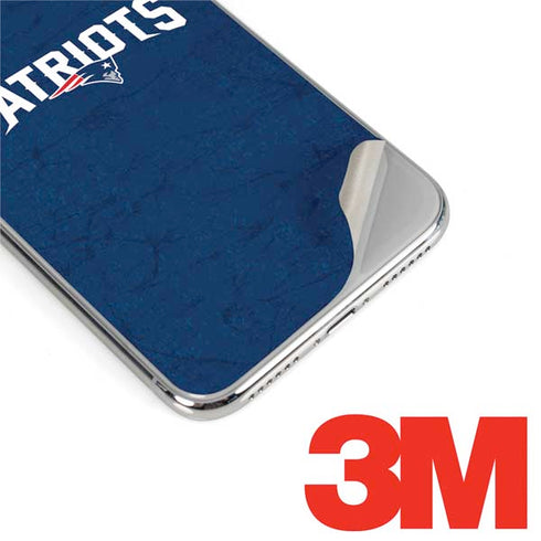 NFL New England Patriots Distressed iPhone XS Skin