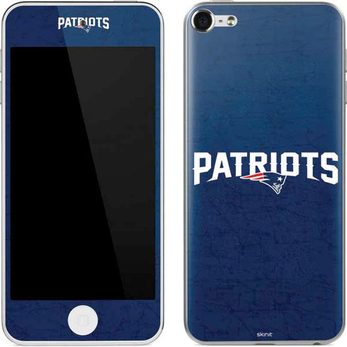NFL New England Patriots Distressed Apple iPod Skin