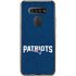 NFL New England Patriots Distressed LG K51/Q51 Clear Case