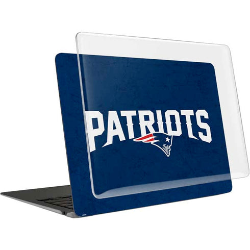 NFL New England Patriots Distressed MacBook Air 13in M1 (2021) Case plus Skin