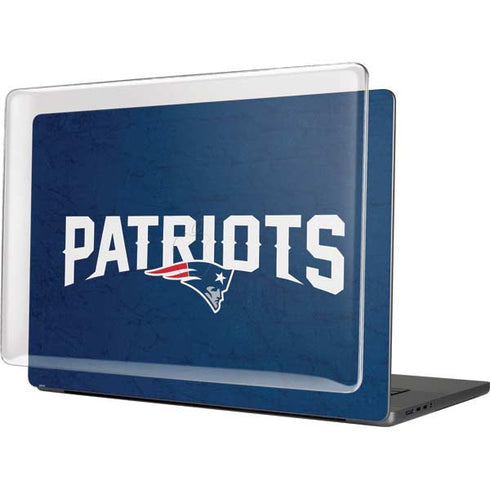NFL New England Patriots Distressed MacBook Pro 16in (2021-25) Case plus Skin