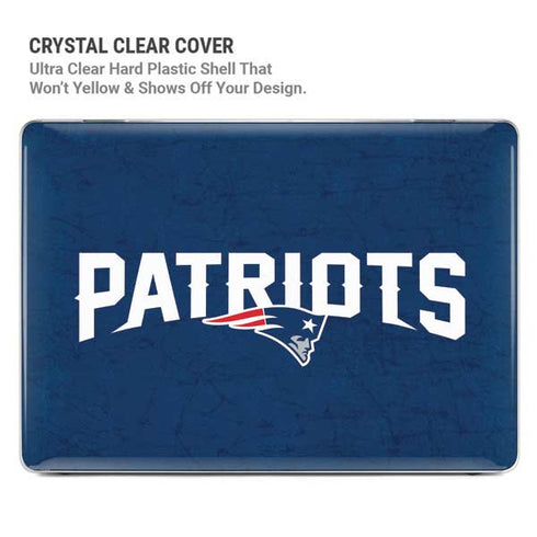 NFL New England Patriots Distressed MacBook Pro 16in (2021-25) Case plus Skin