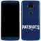 NFL New England Patriots Distressed Moto E5 Plus Skin