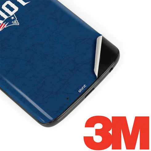 NFL New England Patriots Distressed Moto G6 Skin