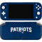 NFL New England Patriots Distressed Nintendo Switch Lite Skin