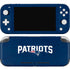 NFL New England Patriots Distressed Nintendo Switch Lite Skin