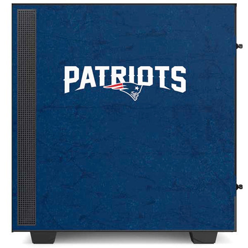 NFL New England Patriots Distressed NZXT H510 Compact ATX Mid-Tower Case Skin