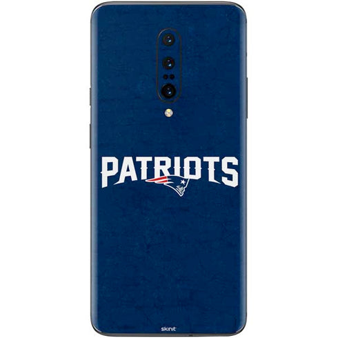 NFL New England Patriots Distressed OnePlus 7 Pro Skin
