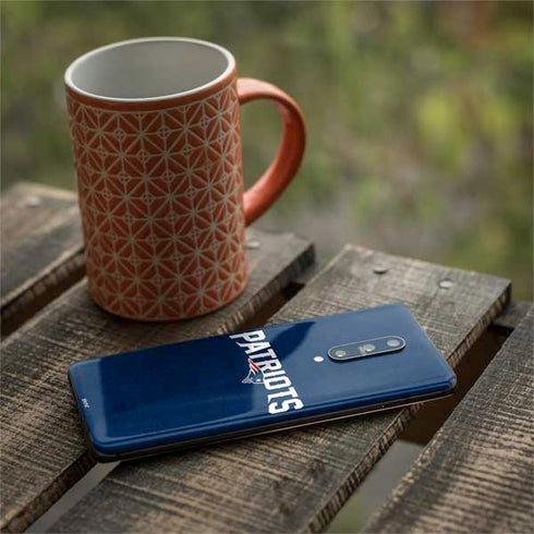 NFL New England Patriots Distressed OnePlus 7 Pro Skin