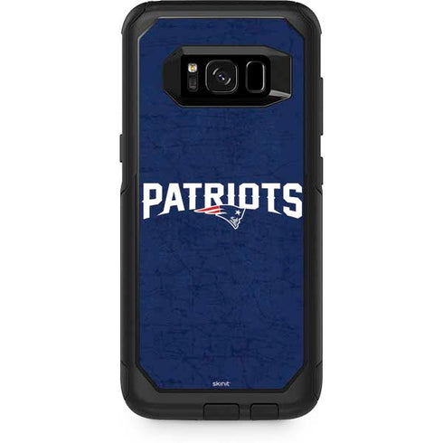 NFL New England Patriots Distressed Otterbox Commuter Galaxy Skin
