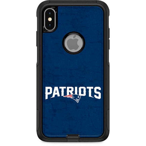 NFL New England Patriots Distressed Otterbox Commuter iPhone Skin