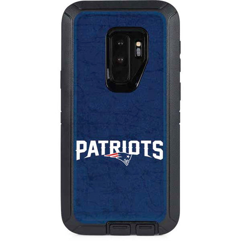 NFL New England Patriots Distressed Otterbox Defender Galaxy Skin