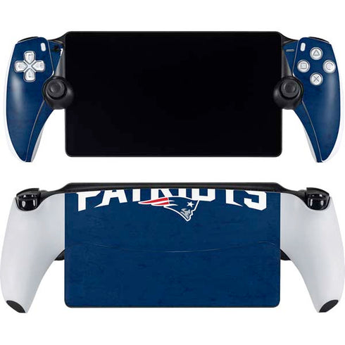 NFL New England Patriots Distressed PlayStation Portal Remote Player Skin