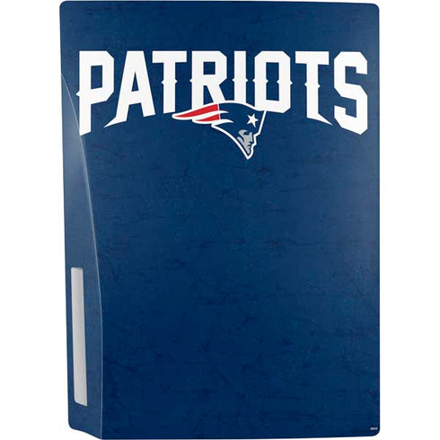 NFL New England Patriots Distressed PS5 Console Skin