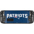 NFL New England Patriots Distressed Steam Deck Handheld Gaming Computer Skin