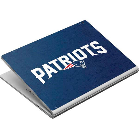 NFL New England Patriots Distressed Surface Book Skin