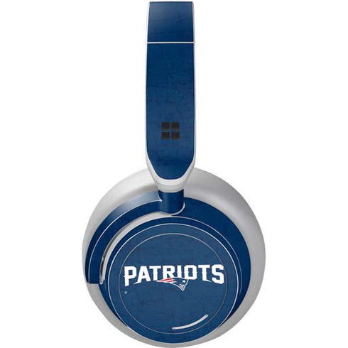 NFL New England Patriots Distressed Surface Headphones Skin