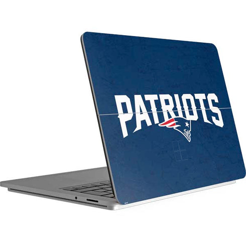 NFL New England Patriots Distressed Surface Laptop Studio Skin