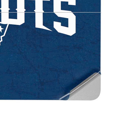 NFL New England Patriots Distressed Surface Laptop Studio Skin