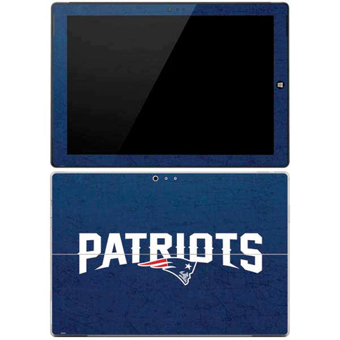 NFL New England Patriots Distressed Surface Pro 3 Skin