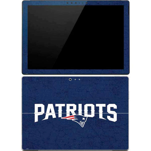 NFL New England Patriots Distressed Surface Pro 4 Skin