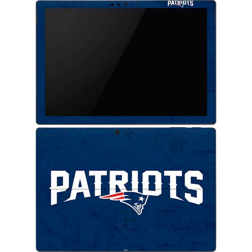 NFL New England Patriots Distressed Surface Pro 6 Skin