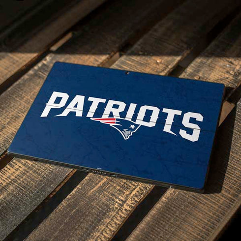 NFL New England Patriots Distressed Surface Pro 6 Skin